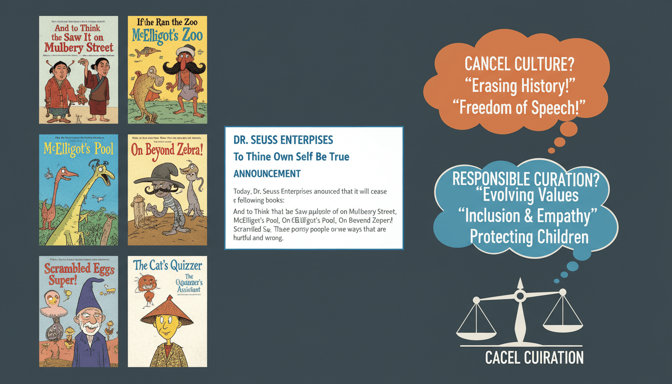 The six Dr. Seuss books withdrawn from publication in 2021