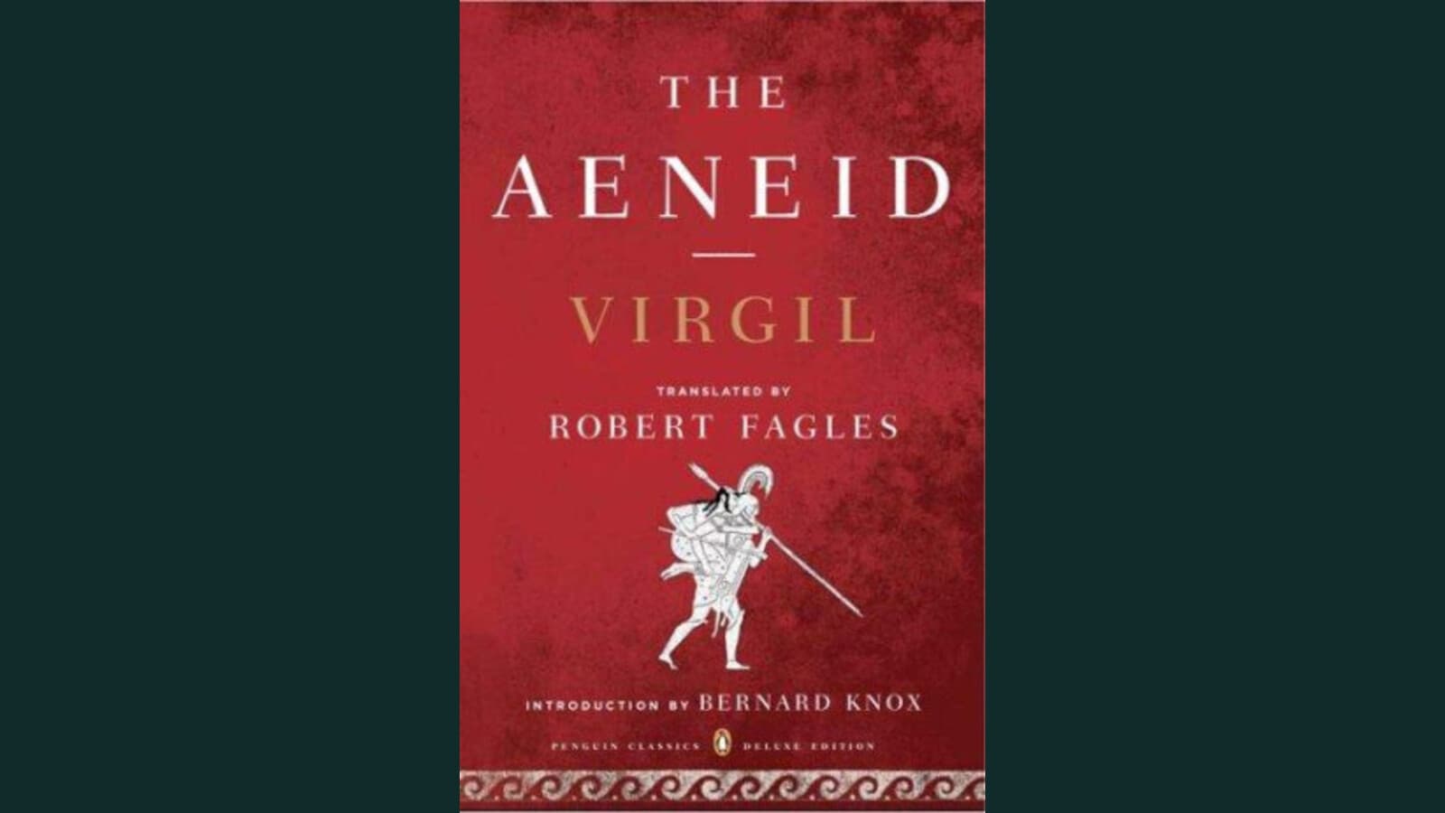 Cover of Robert Fagles's translation of The Aeneid in orange and black