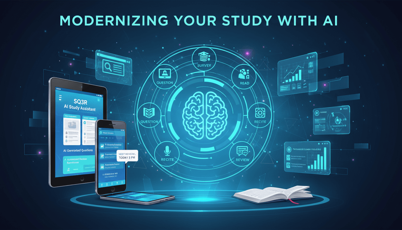 SQ3R modern technology AI integration