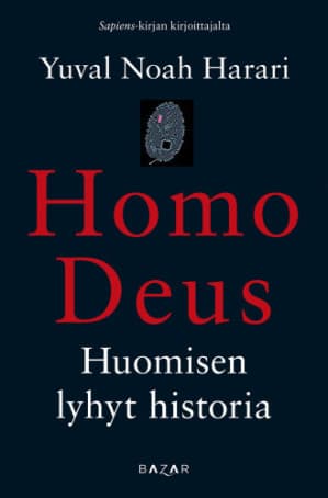 Homo Deus book cover - A Brief History of Tomorrow