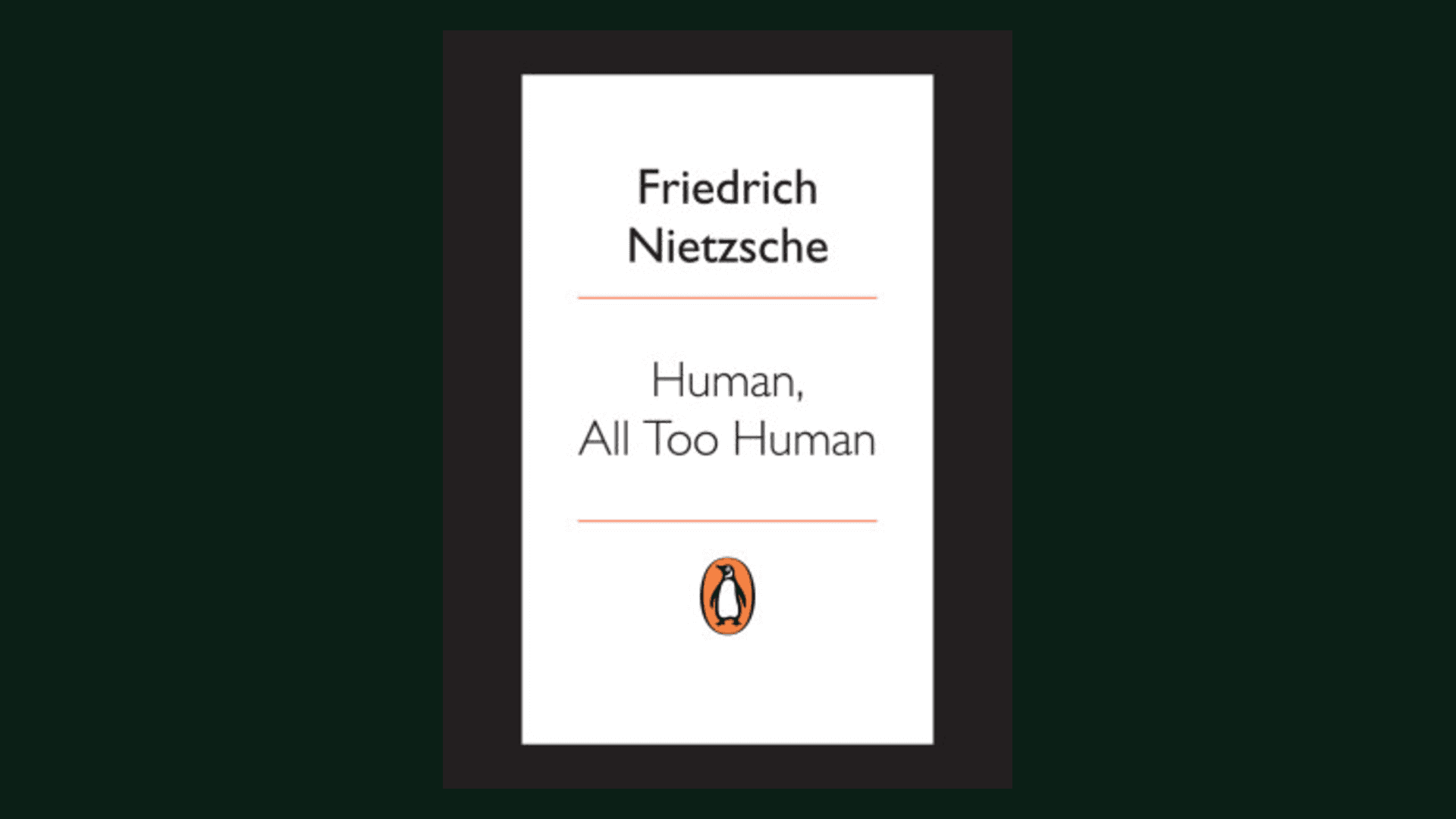 Penguin Classics cover of Human, All Too Human