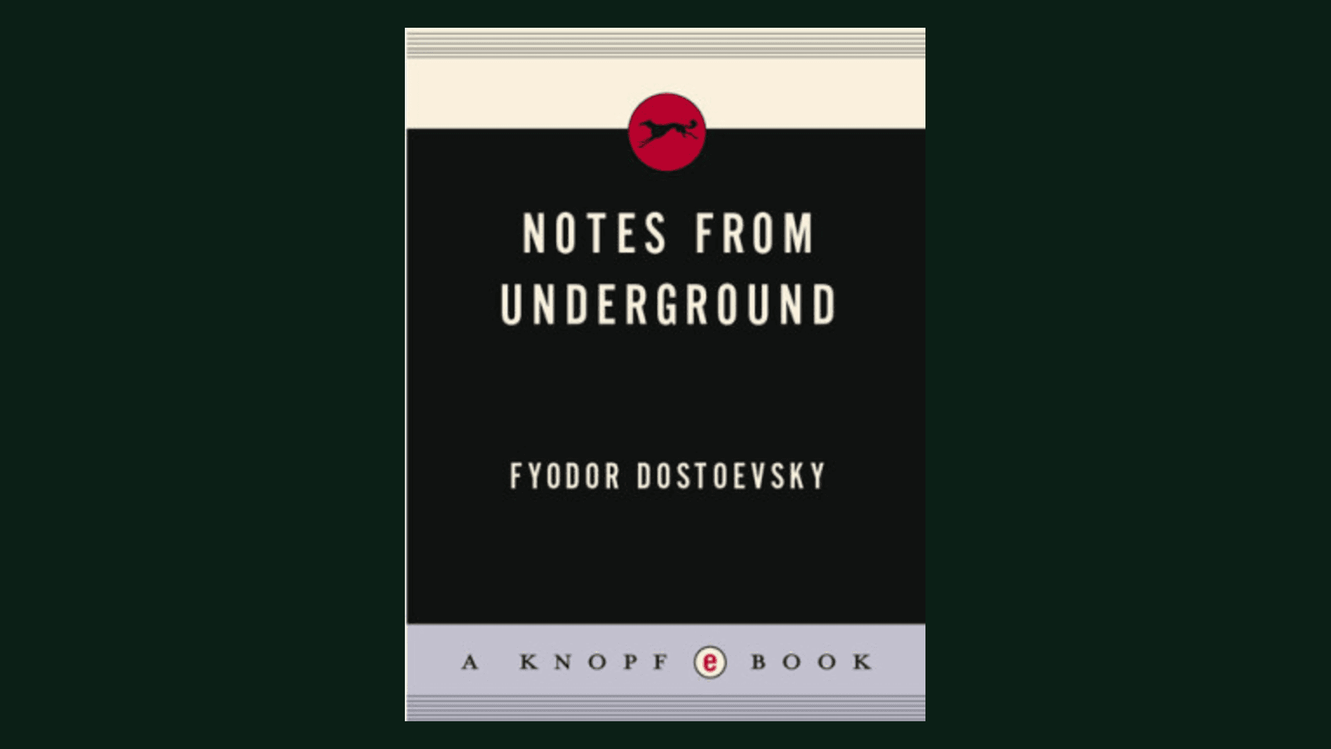 Notes from Underground Vintage Classics cover