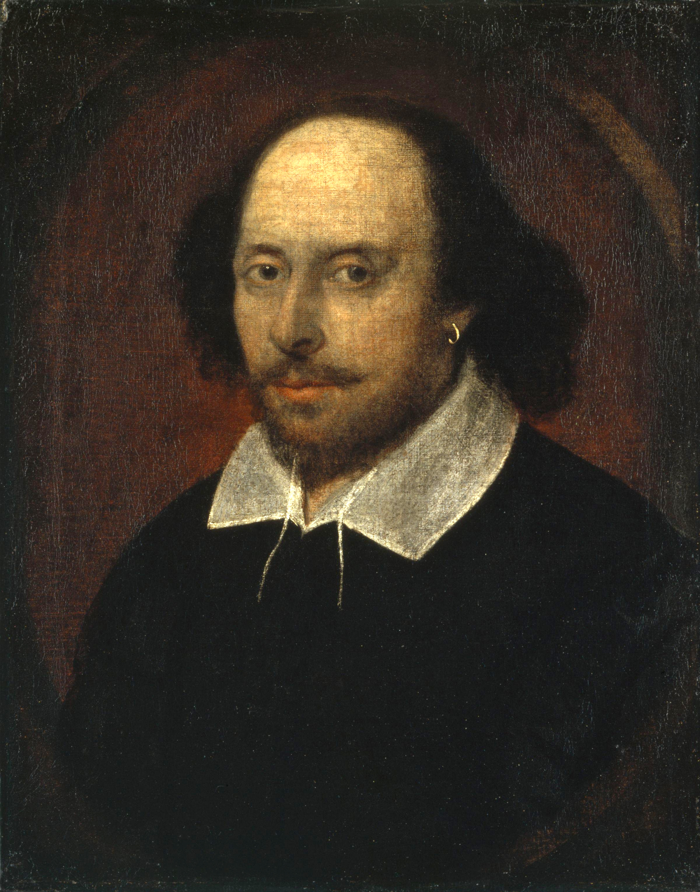 Portrait of William Shakespeare based on the Chandos painting