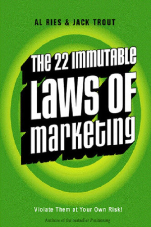 The 22 Immutable Laws of Marketing cover