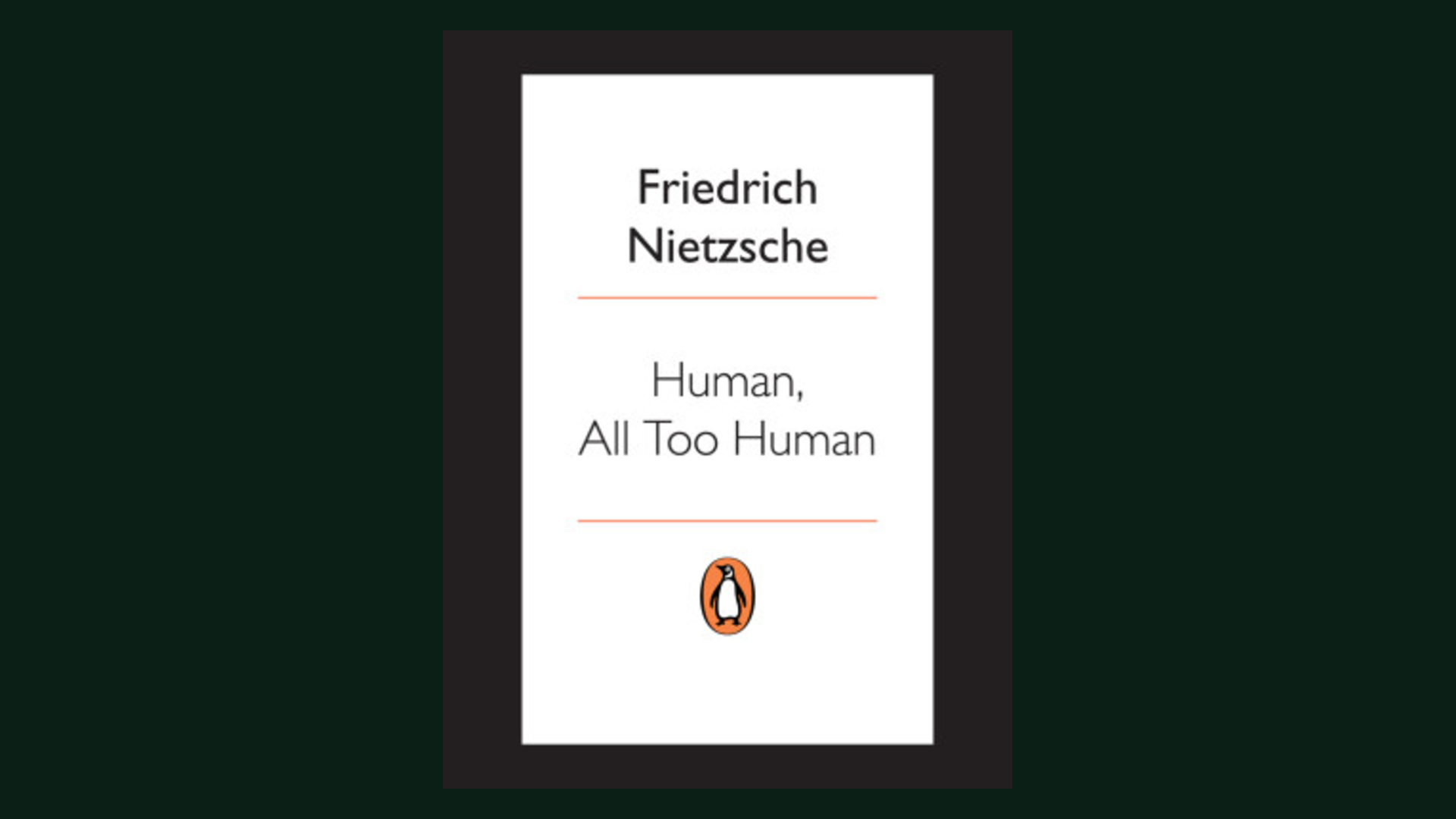 Penguin Classics cover of Human, All Too Human